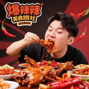 爆辣美食挑战社 头像