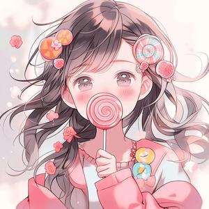 磕糖少女柒珠 头像